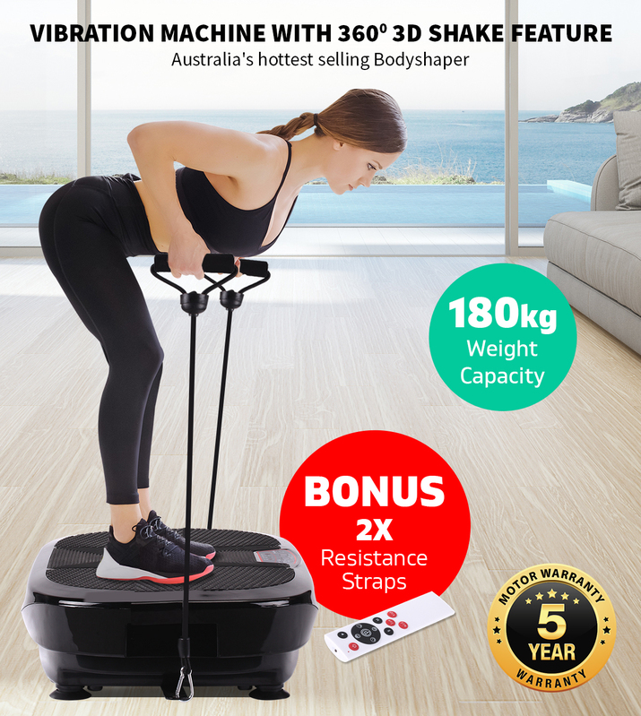 NORFLX Vibration Platform Body Shaper Exercise Machine Plate Fitness Massage