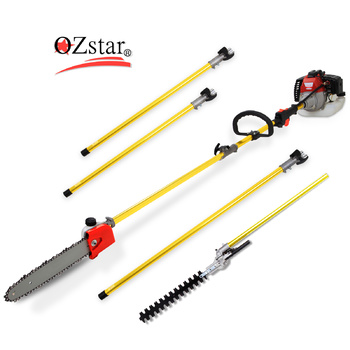 Ozstar 52cc Pole Chain Saw with Hedge Trimmer