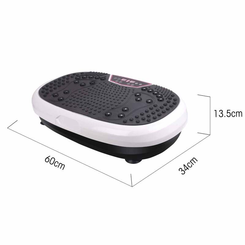 White Mini Vibration Platform Magnet Therapy Vibrating Machine