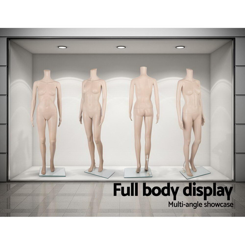 Mannequin 175cm Tall Full Body Female Display Skin Coloured