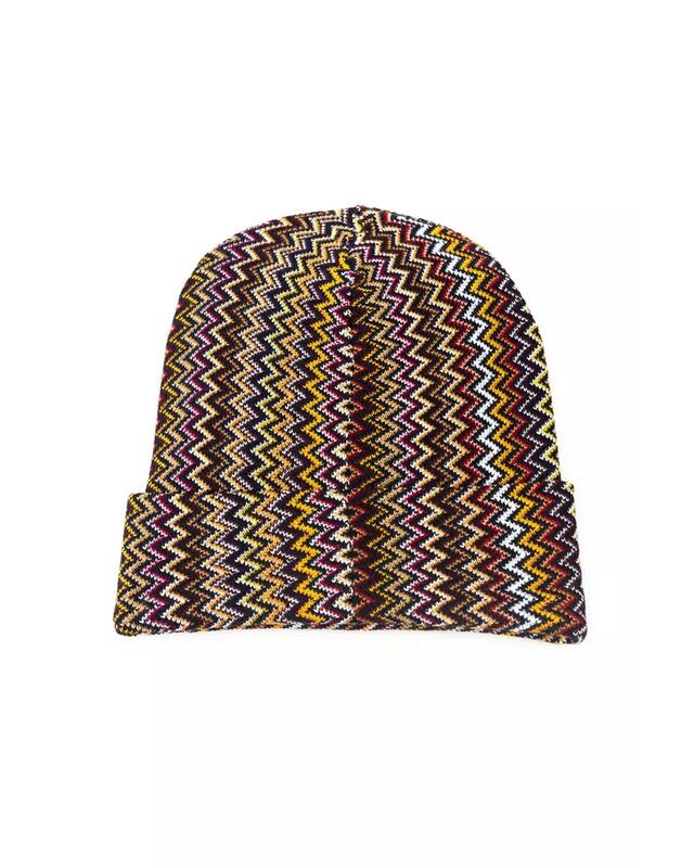 Geometric Fantasy Multicolor Hat One Size Men