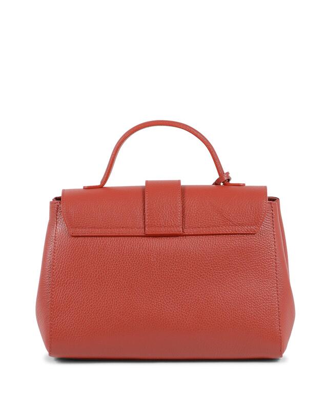 Leather Handbag by V Italia - One Size