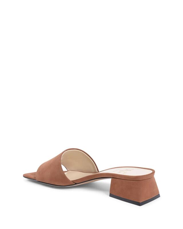 Italian Leather  Sandals with 4cm Heel - 39 EU