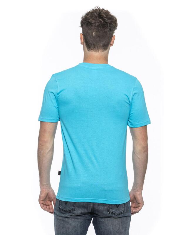 Light Blue Cotton T-Shirt - XL