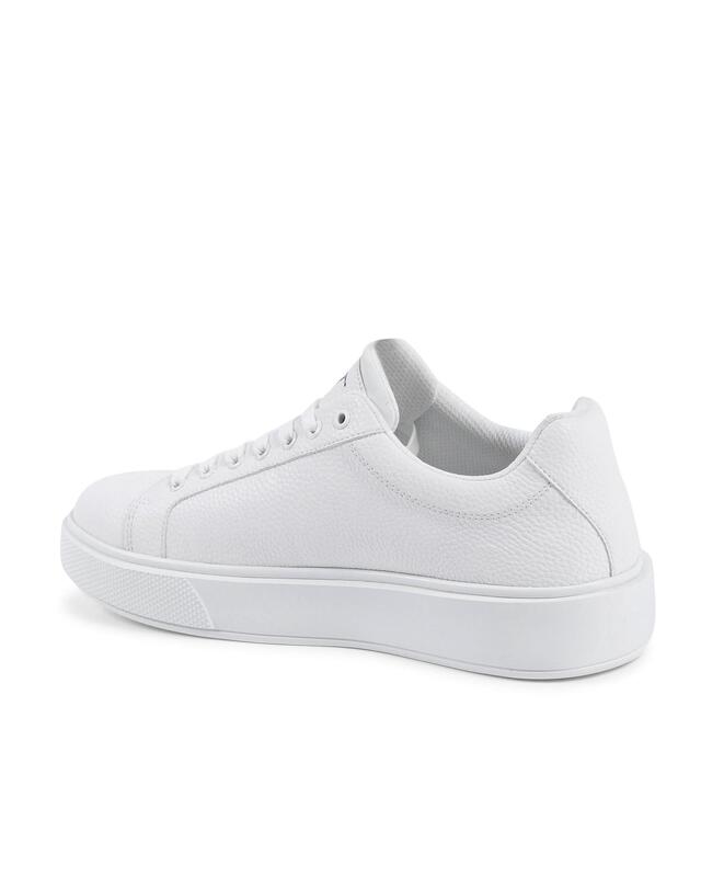 Synthetic Leather Sneakers - 45 EU