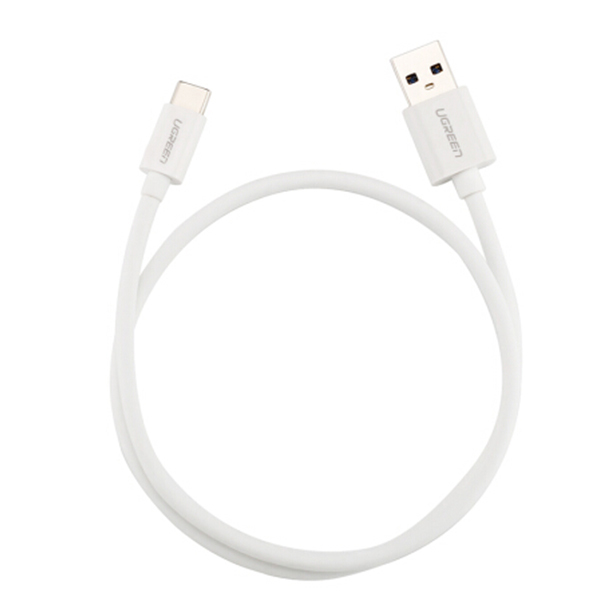 UGREEN USB Type-C to USB3.0 Cable - White 2M (30625)