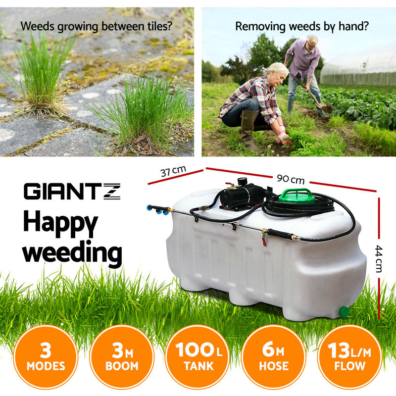 Giantz Weed Sprayer 100L 3M Boom Garden Spray