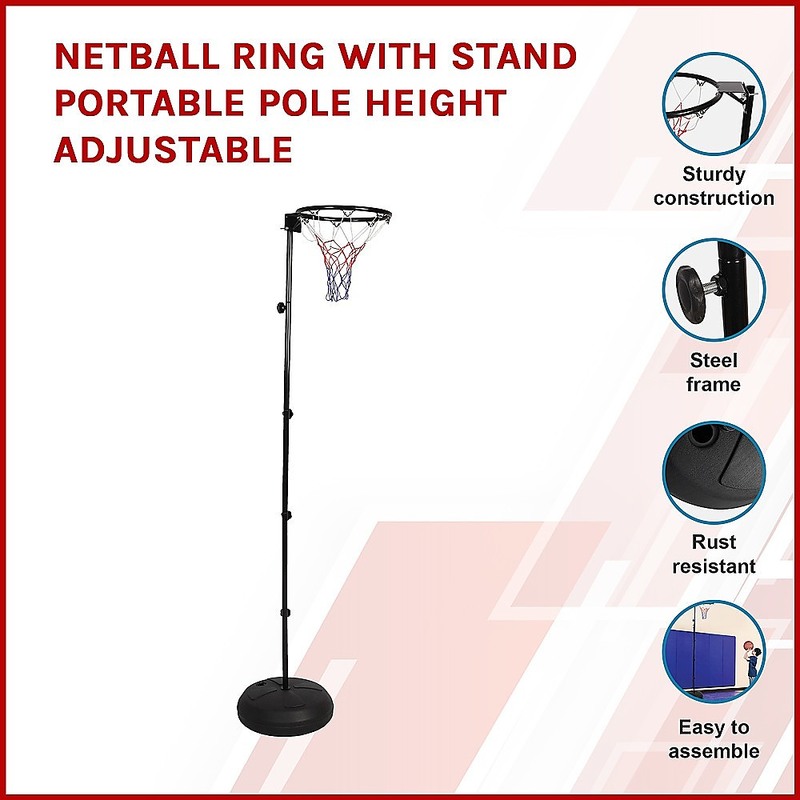 Netball Goal Post and Ring stock photo. Image of sport - 55246118