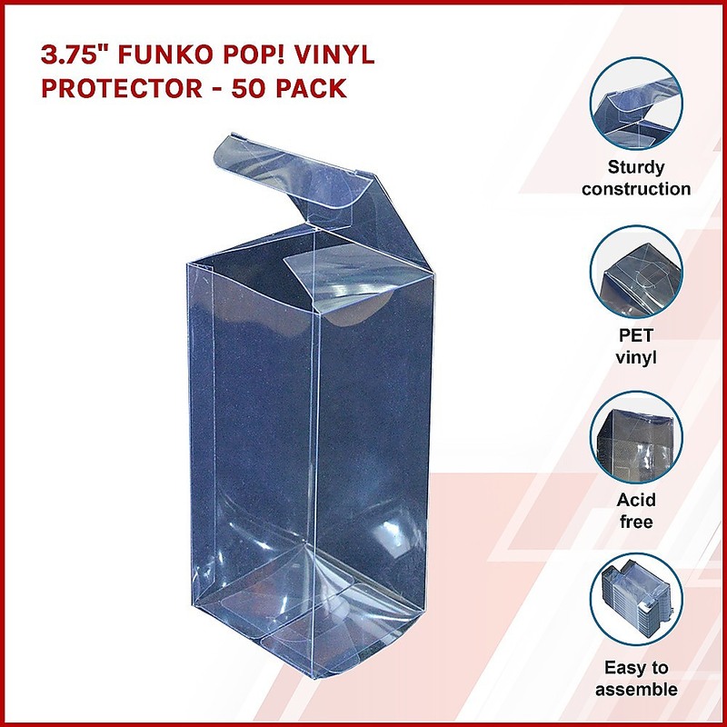 3.75" Funko Pop! Vinyl Protector - 50 Pack