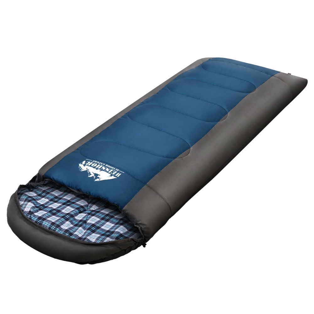 Weisshorn Sleeping Bag Single Thermal Camping Hiking Tent Blue -20°C