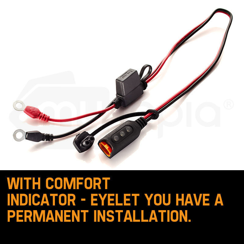 CTEK Battery Charger Comfort LED Indicator Eyelet Quick Connect M8 12V 56-382