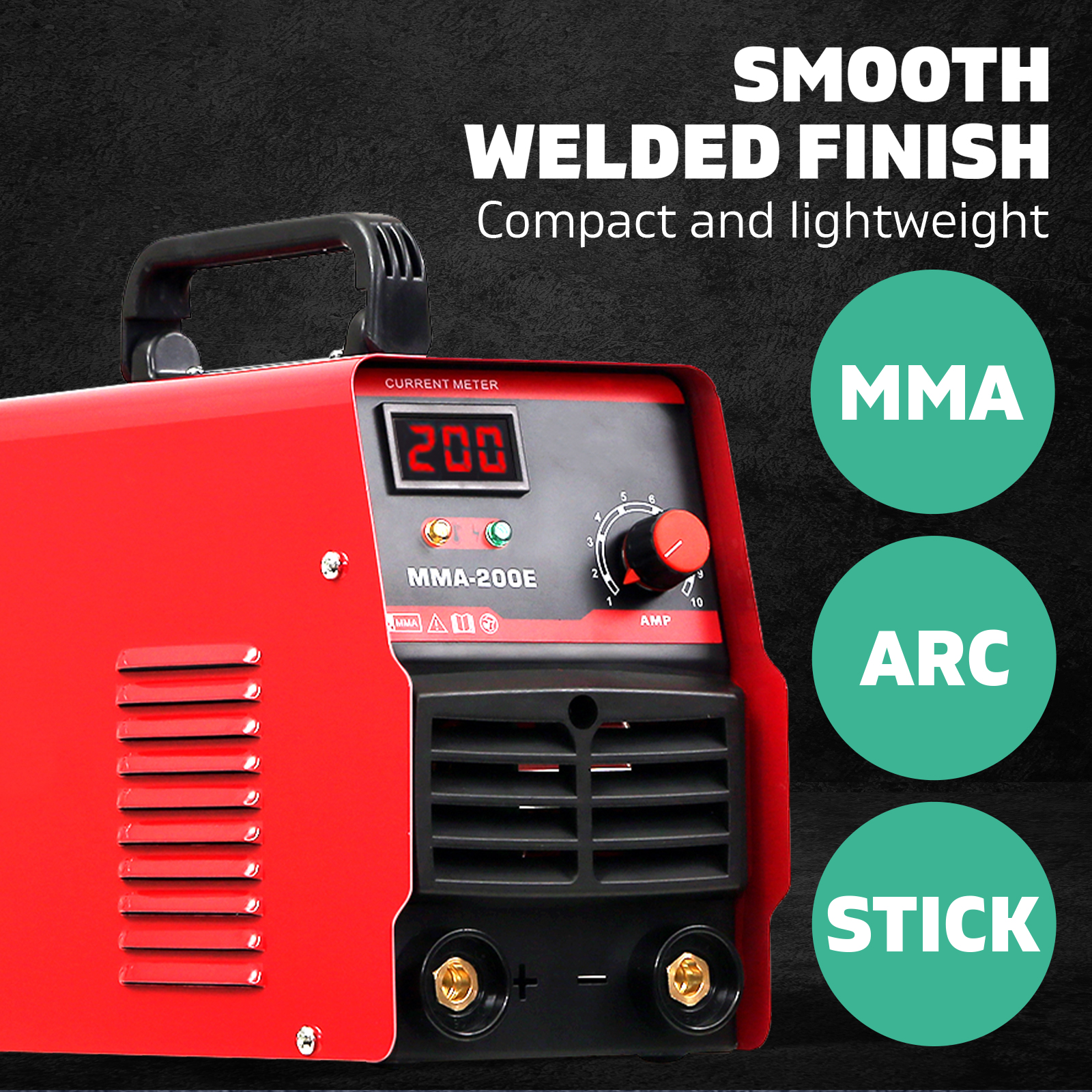 Inverter Welder 200 Amp MMA ARC DC IGBT Stick Portable Welding Machine