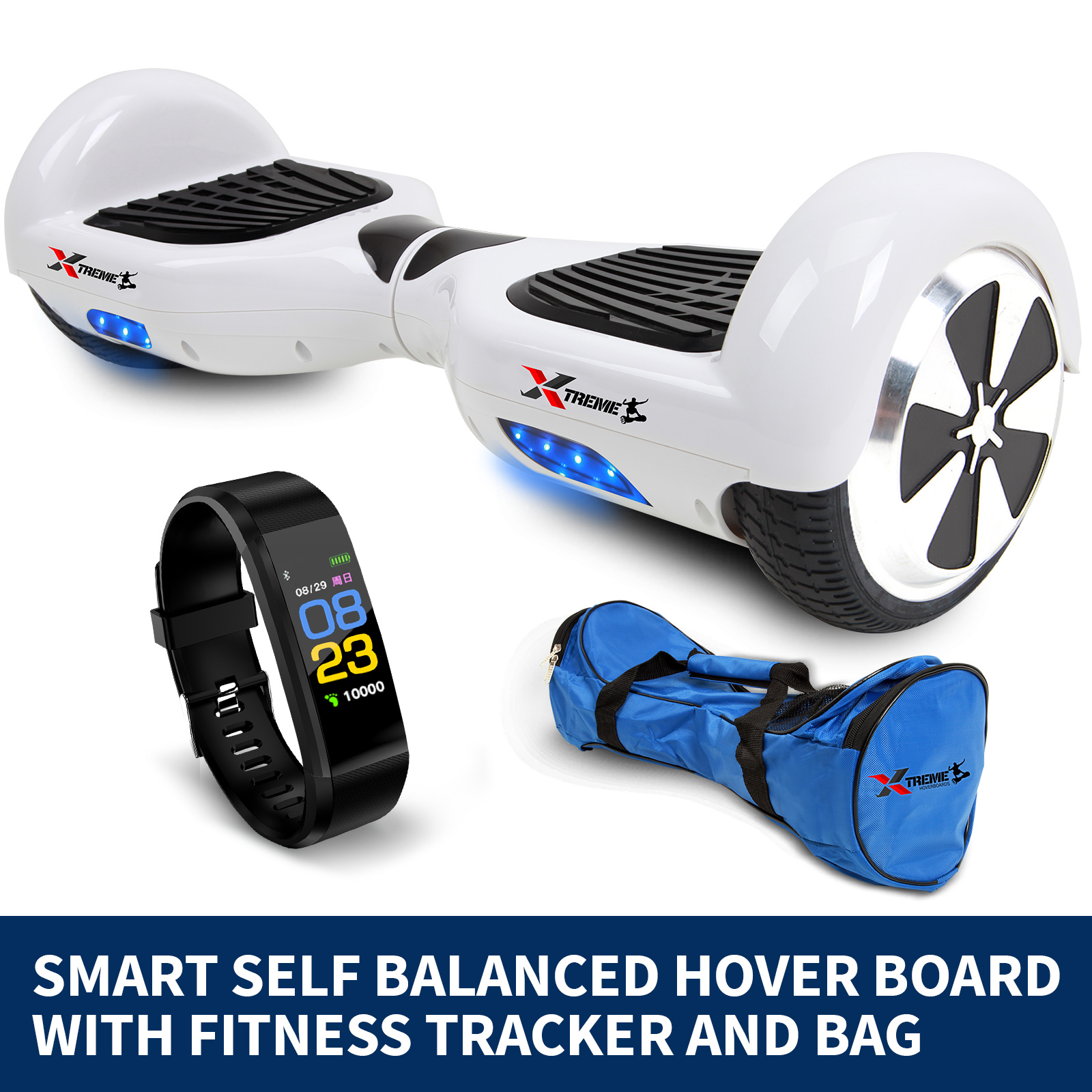 Xtreme Hoverboard Self Balancing Electric Scooter White