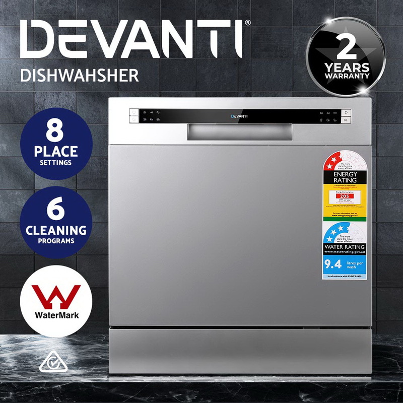 Devanti Benchtop Dishwasher 8 Place Setting