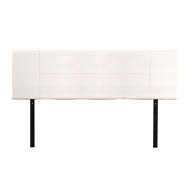 PU Leather King Bed Headboard Bedhead - White