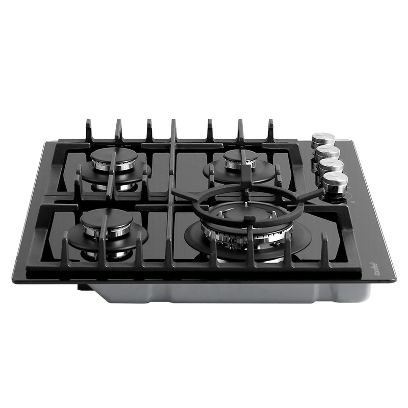 Comfee 60cm Gas Cooktop 4 Burners Kitchen Gas Hob Trivets Stove Cook