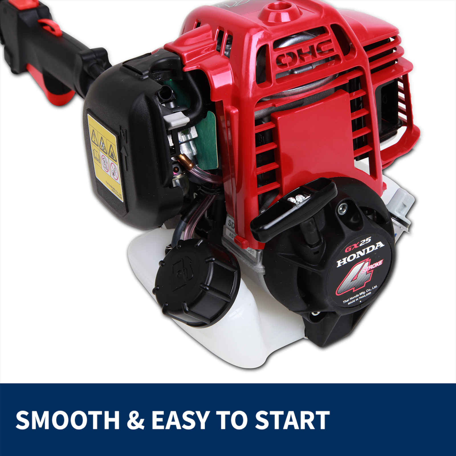 Black Eagle Powered by Honda 25cc Brush Cutter powered by Honda Whipper