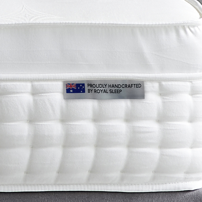 Royal Sleep KING Mattress Medium Bed Euro Top 7 Zone Spring Gel Memory Foam