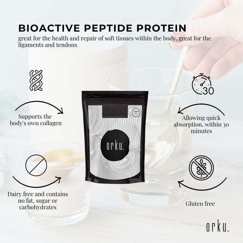 2Kg Collagen Powder - Bovine Hydrolysate Protein Peptide Supplement Unflavoured