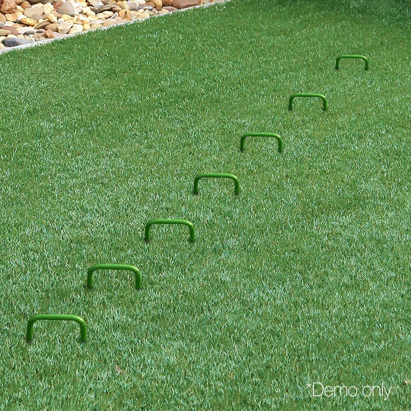 Primeturf Artificial Grass 200pcs Synthetic Pins Fake Lawn Turf Weed Mat Pegs Joining Tape