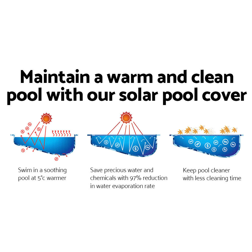 Aquabuddy Solar Swimming Pool Cover 9.5 x 4.2M