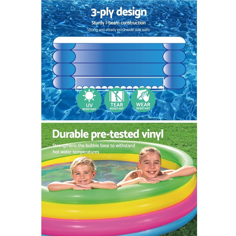 Bestway Inflatable Kids Pool Swimming Pools Round Family Pools