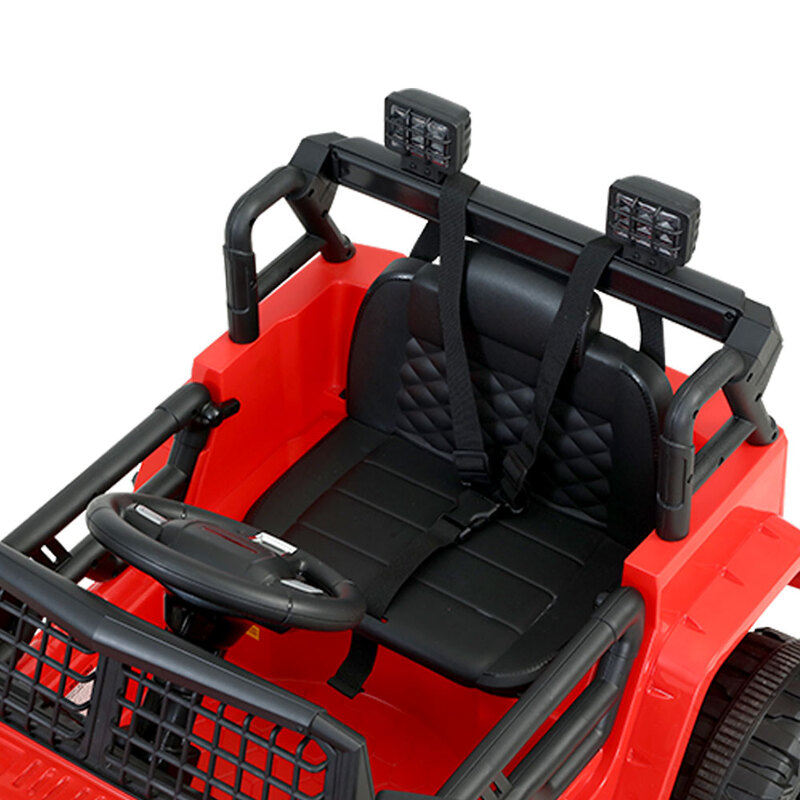 Rigo Kids Electric Ride On Car Jeep Toy Cars Remote 12V Red