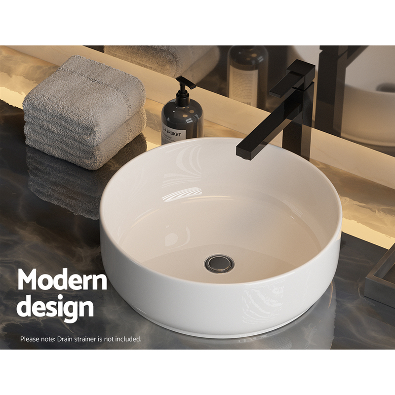Cefito Bathroom Basin Ceramic Vanity Sink Hand Wash Bowl 35x12cm