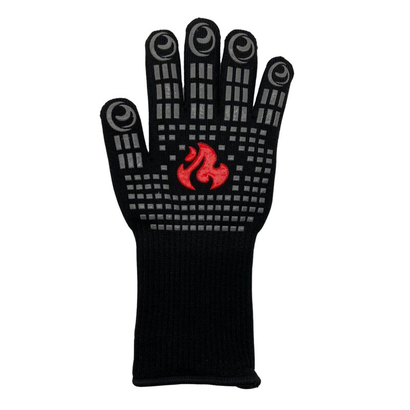 KILIROO BBQ Grill Gloves 35cm With Non-Slip Silicone KR-BG-100-YG