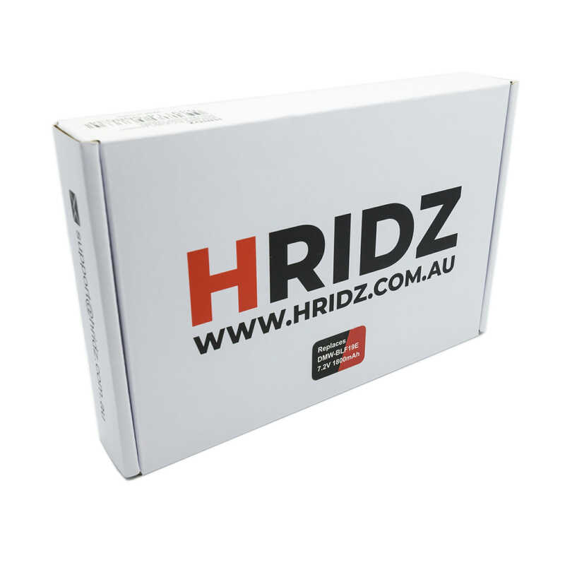 Hridz DMW-BLF19 Battery pack For Panasonic GH3 & GH4 camera batteries