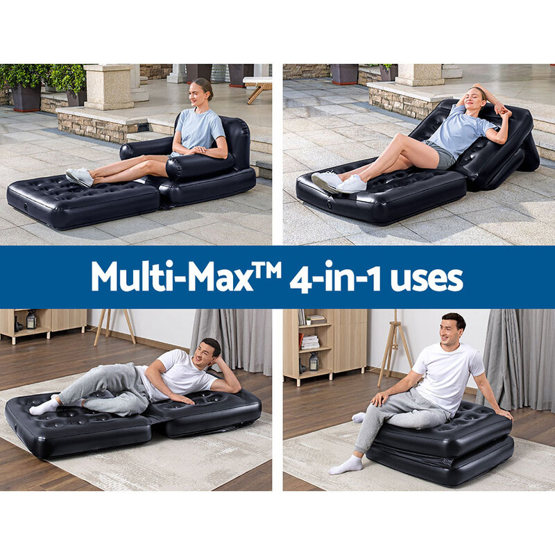 Bestway Inflatable Air Chair Seat Lounge Couch Lazy Sofa Blow Up Ottoman