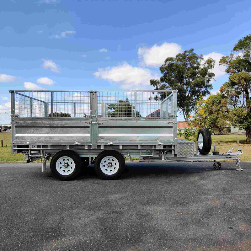 12×7 Dual Axle Hydraulic 3-Way Tipper Flat Top Trailer – 3500KG ATM with Ramps