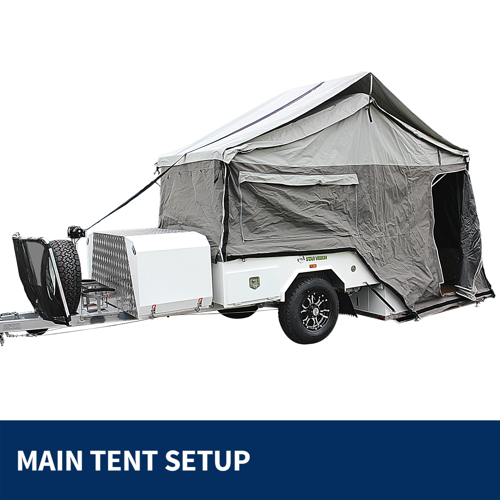 Star Vision Xtreme Offroad hard floor Camper Trailer StarVision