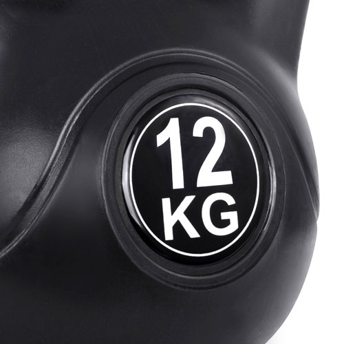 Kettlebells Fitness Exercise Kit 12kg Everfit Black Home Gym Workout
