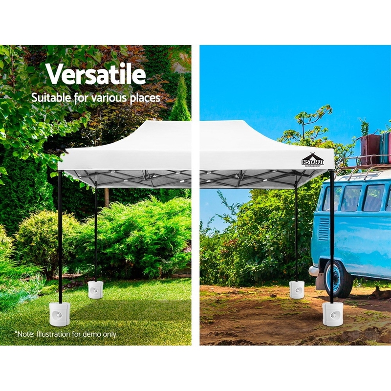 Instahut Gazebo Pop Up Marquee Outdoor Base Pod Kit Wedding Tent Canopy Leg