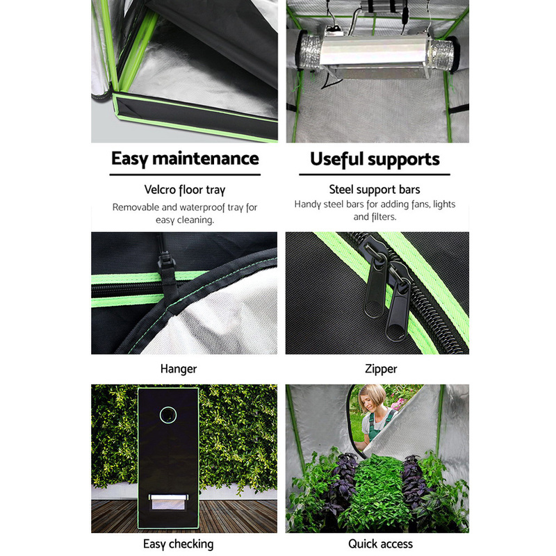 Greenfingers Grow Tent 90x90x180CM Hydroponics Kit Indoor Plant Room System