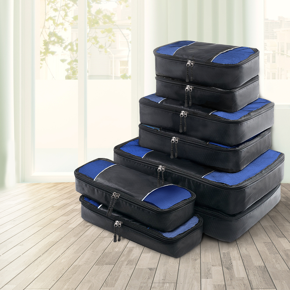 Wanderlite 8 Piece Luggage Organiser Travel Bags 