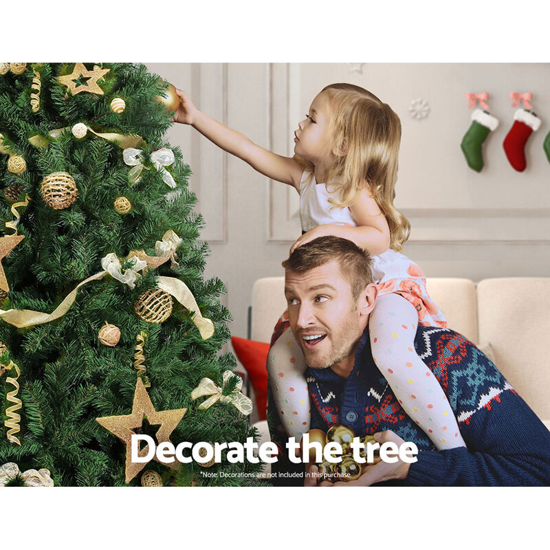 Jingle Jollys Christmas Tree 2.7m Green Xmas Tree Decorations 1600 Tips