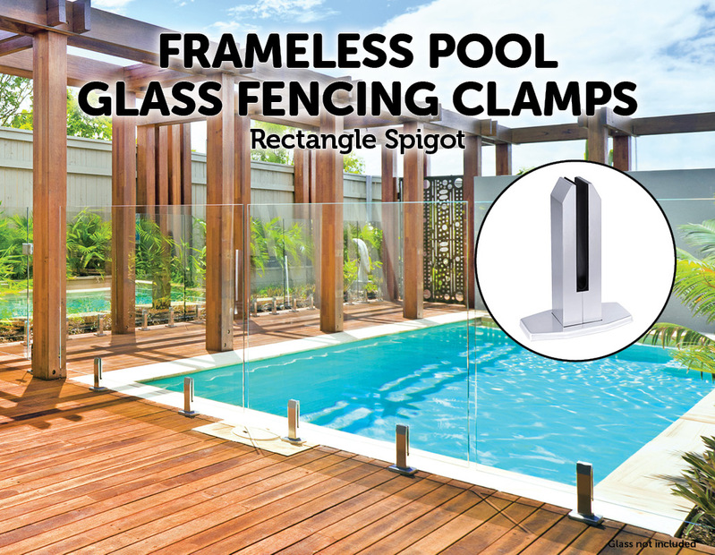 Frameless Pool Fencing Clamp