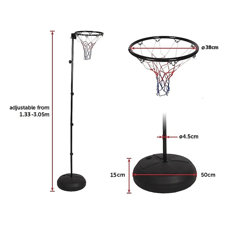 PATIKIL Basketball Rim, 18 Inch, Replacement Wall Door Mounted Hanging  Standard Goal Fit Most Sizes of Backboard Indoor and Outdoor, Orange (Solid  ) Black