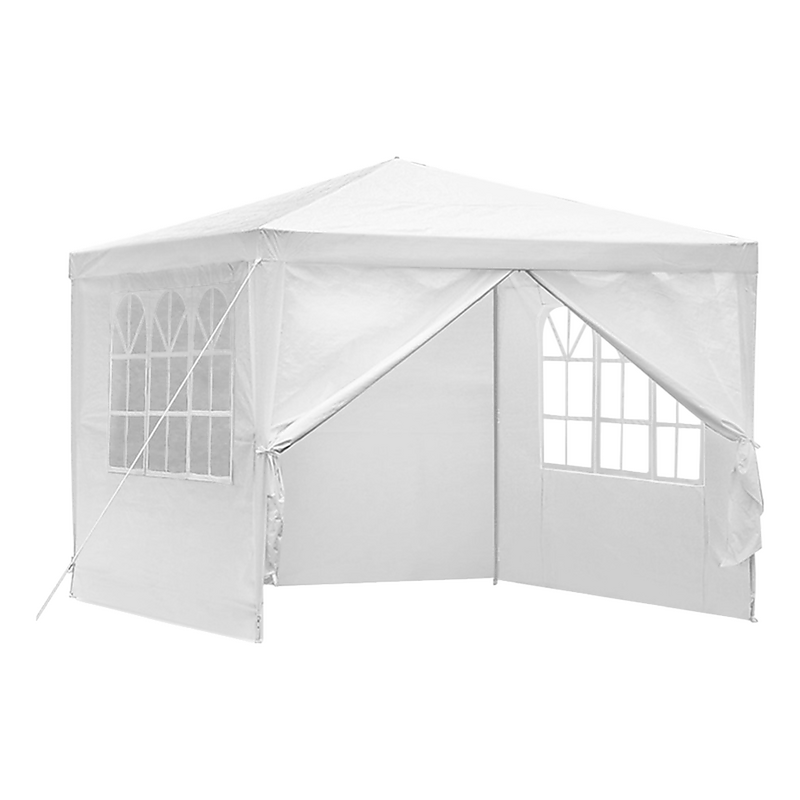 3x3m Gazebo Outdoor Marquee Tent Canopy White