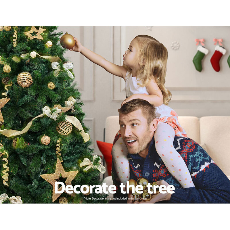 Jingle Jollys Christmas Tree 2.1M Xmas Tree Decorations Pine Needles 1584 Tips