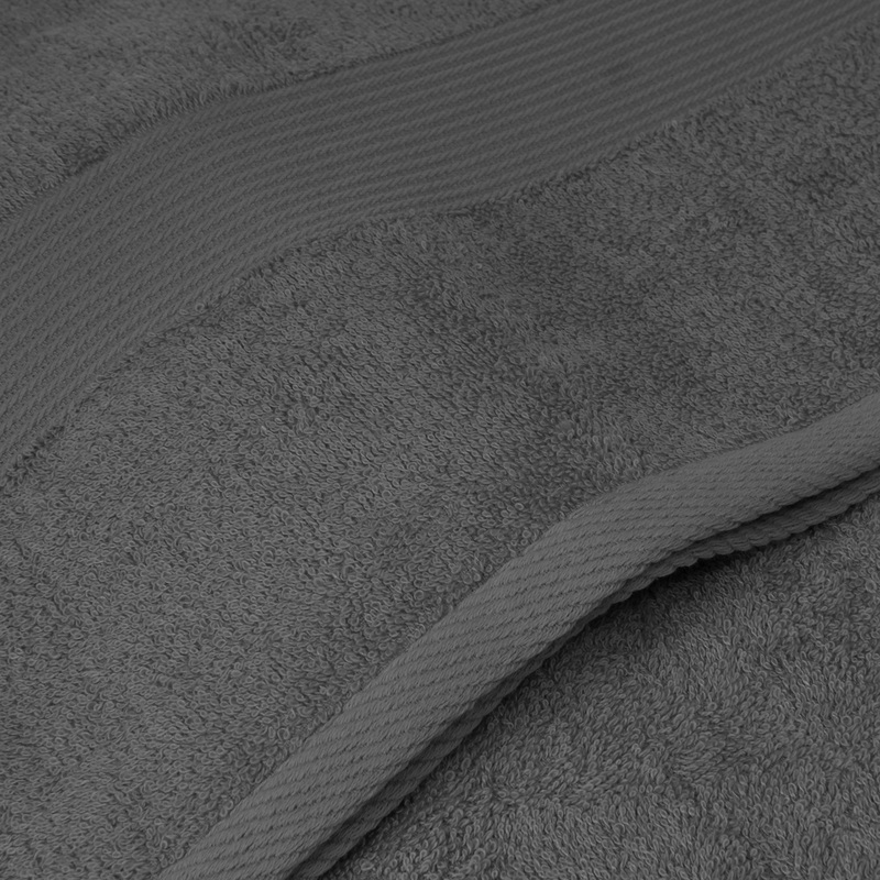 Royal Comfort 4 Piece Cotton Bamboo Towel Set 450GSM Luxurious Absorbent Plush - Charcoal