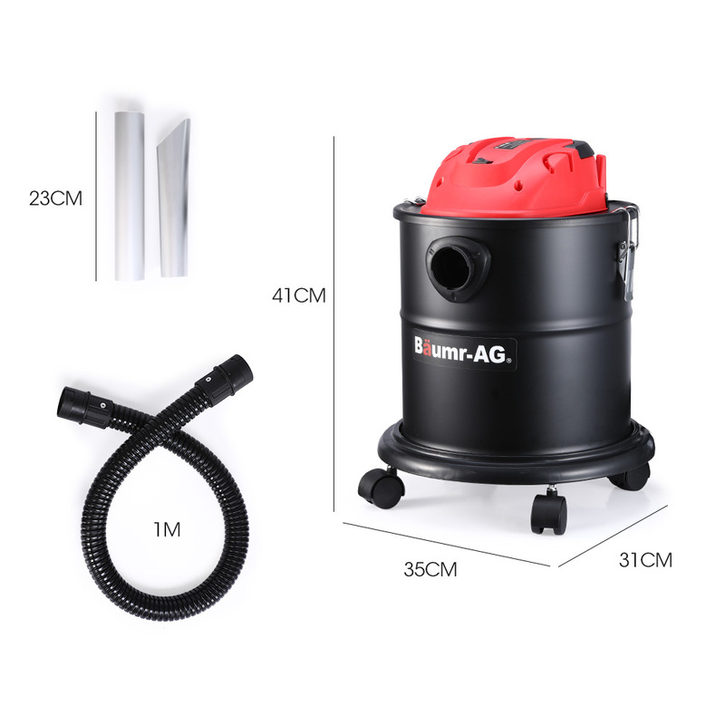 Baumr-AG 20L 1200W Ash Vacuum Cleaner, for Fireplace, BBQ, Fire Pit