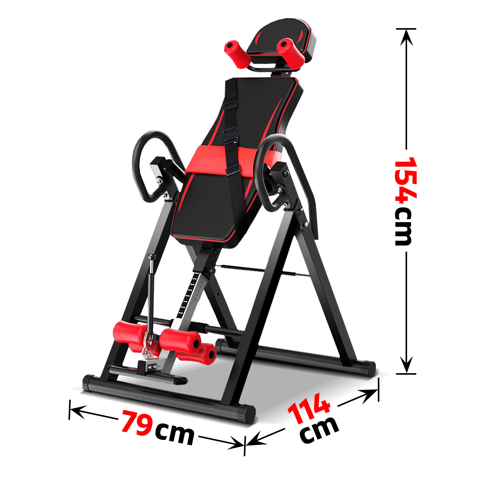 Inversion Table Gravity Stretcher Inverter Foldable Home Fitness Workout Gym