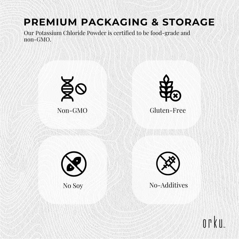 Bulk 20Kg Potassium Chloride Powder Tub Pure KCL E508 Food Grade