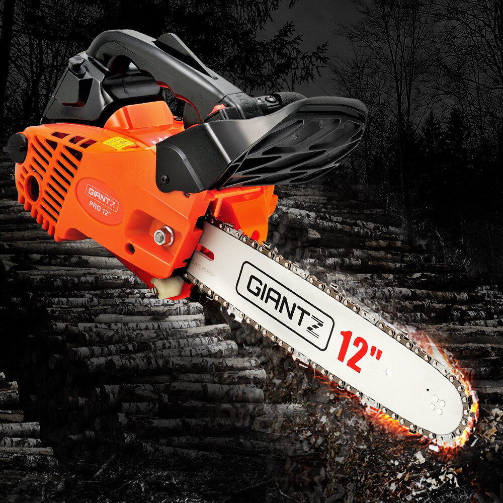 Giantz 25CC Commercial Petrol Chainsaw - Red & Black