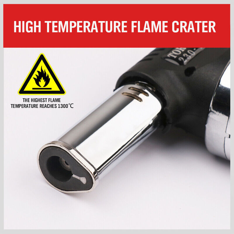  Butane Torch Gas Blow Jet Lighter Refillable Soldering Gun Flame Heat Food BBQ