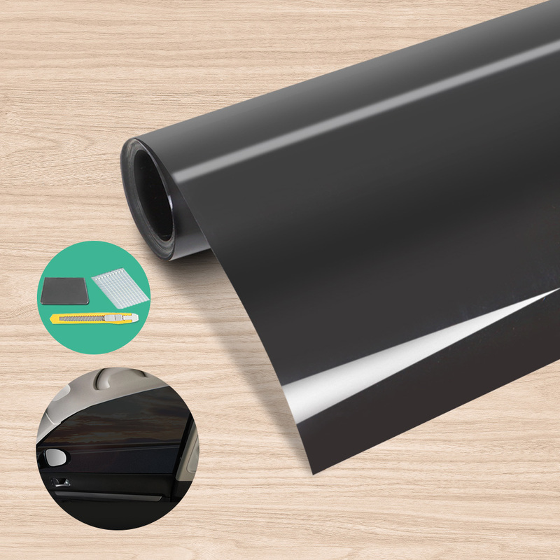 Giantz Window Tint Film Black Roll 5% VLT Home House 76cm X 7m Tinting Tools