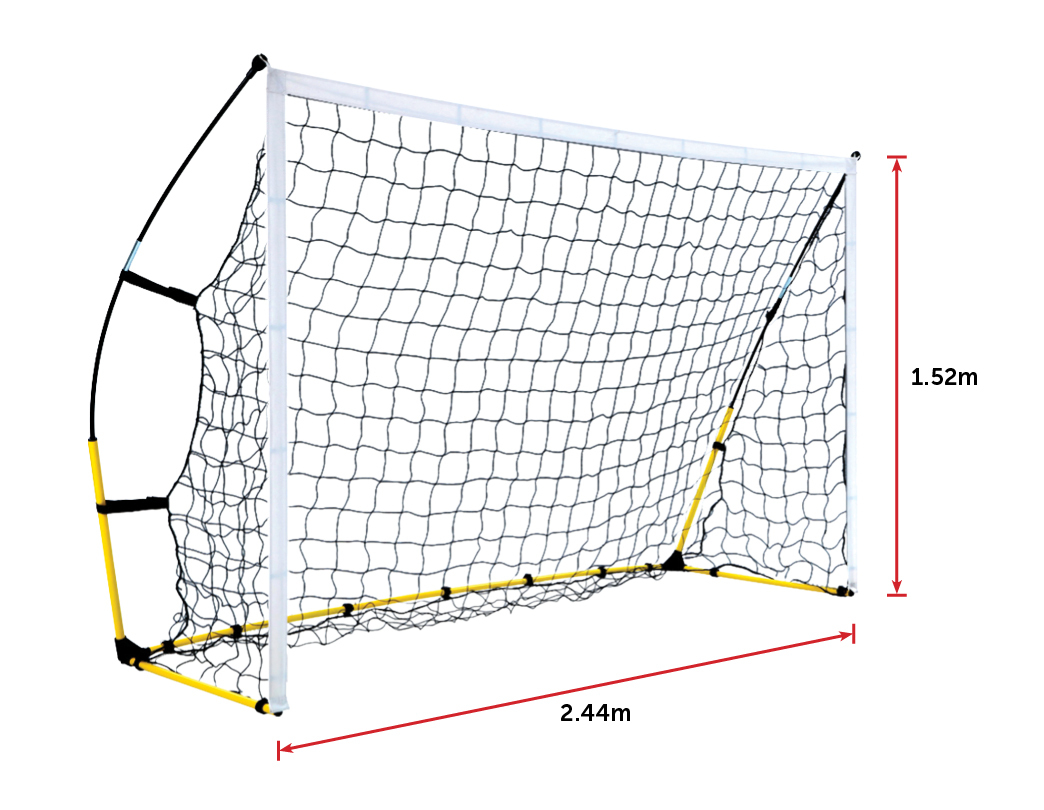 8' x 5' Soccer Football Goal Foot Portable Net Quick Set Up